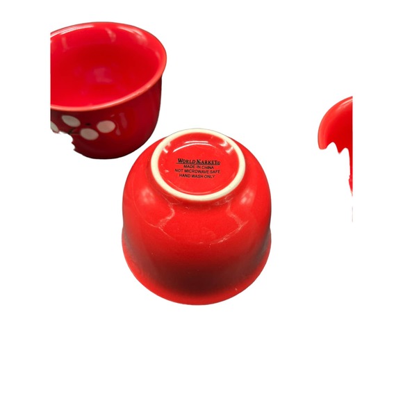 World Market Blossom Tea Set Teapot with Bamboo Handle & 4 Cups - Picture 4 of 4